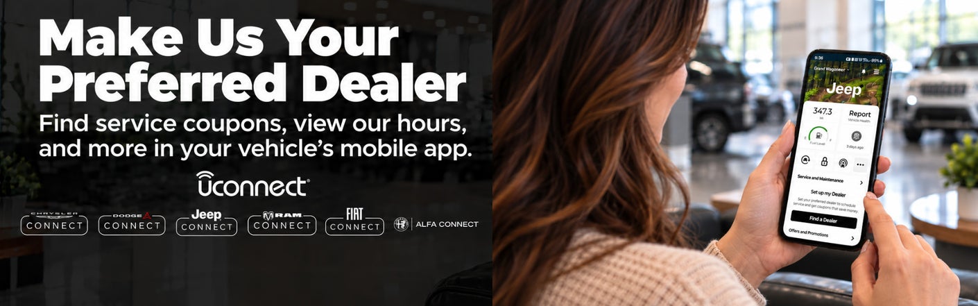 uconnect® make us your preferred dealer | Jim Click Chrysler Dodge Ram in Tucson AZ
