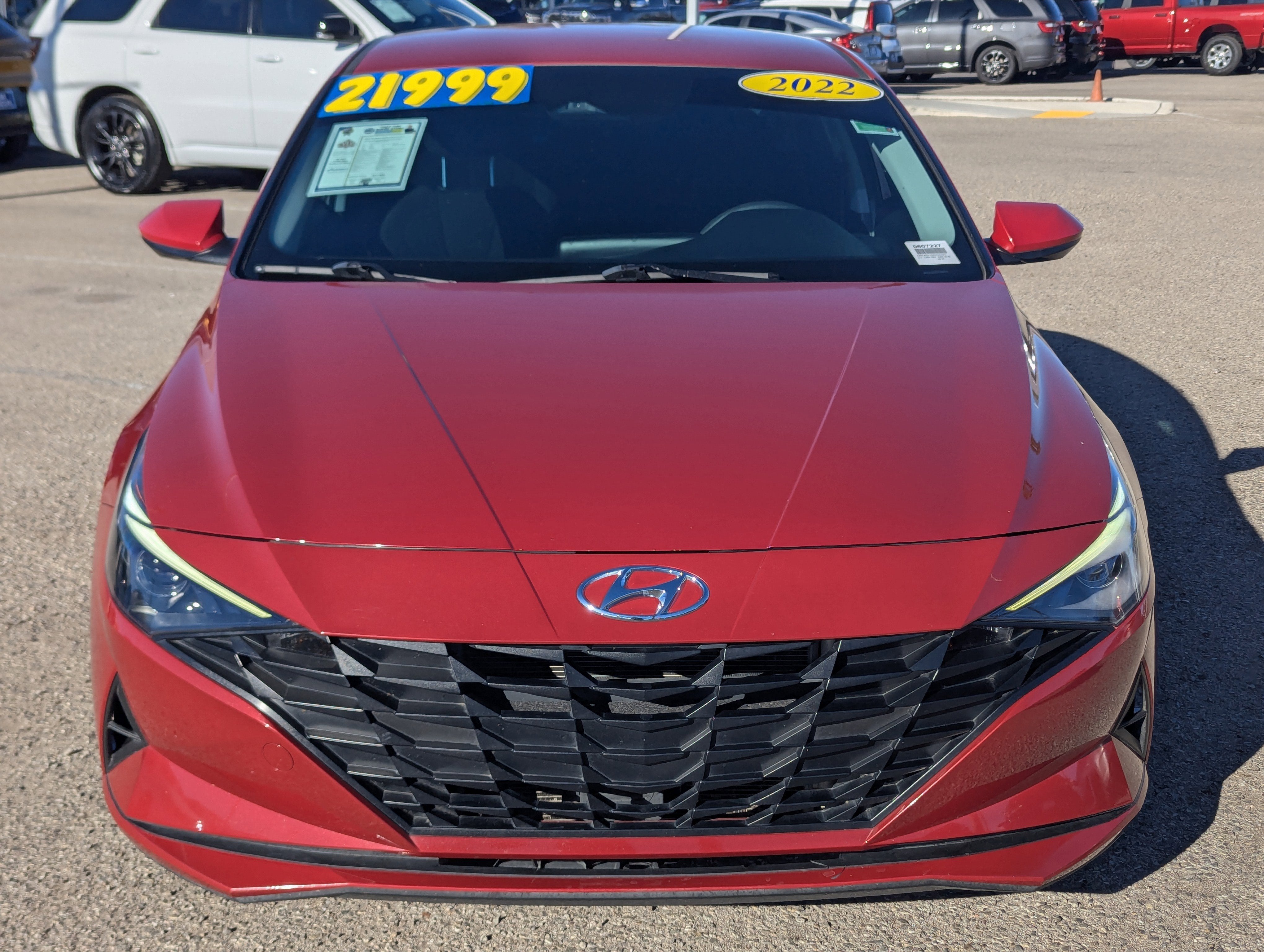 2022 Hyundai Elantra Hybrid Blue
